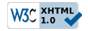 Valid XHTML 1.0 Transitional